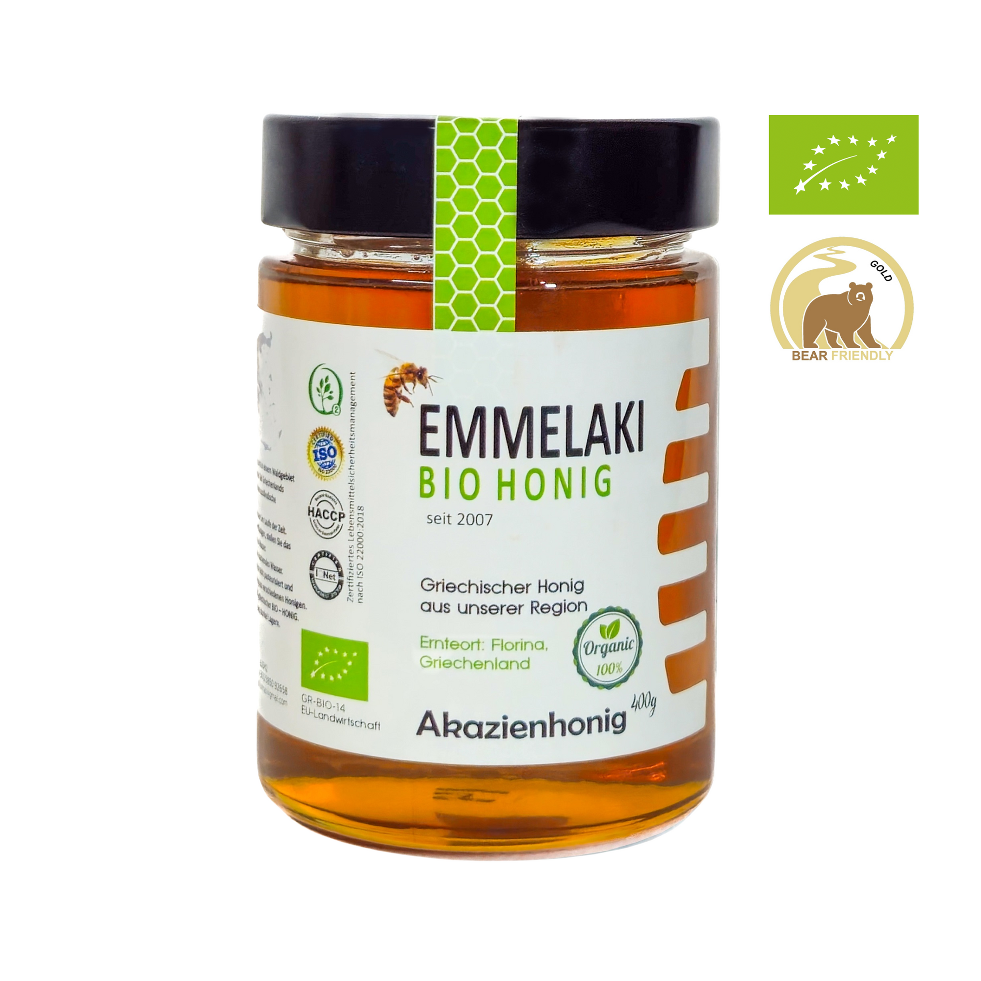 Griechischer Bio Akazienhonig 400g