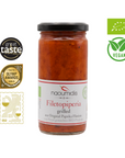 Bio gegrillte Paprika - Filetopiperia nach Traditioneller Art