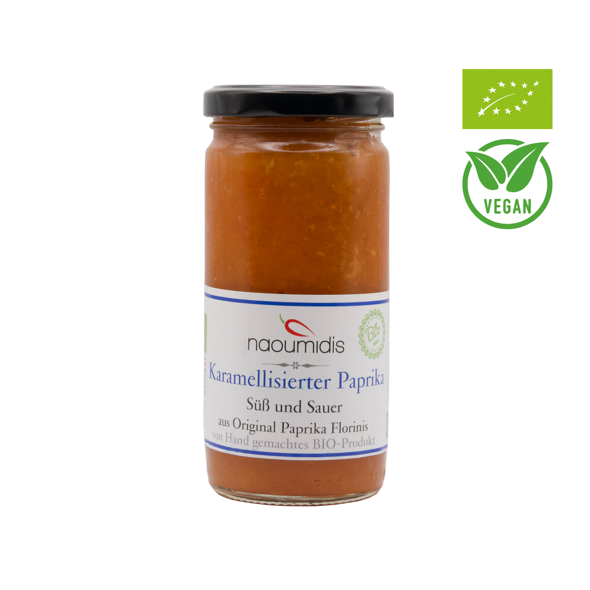 Bio Paprika karamellisiert - süß-sauer