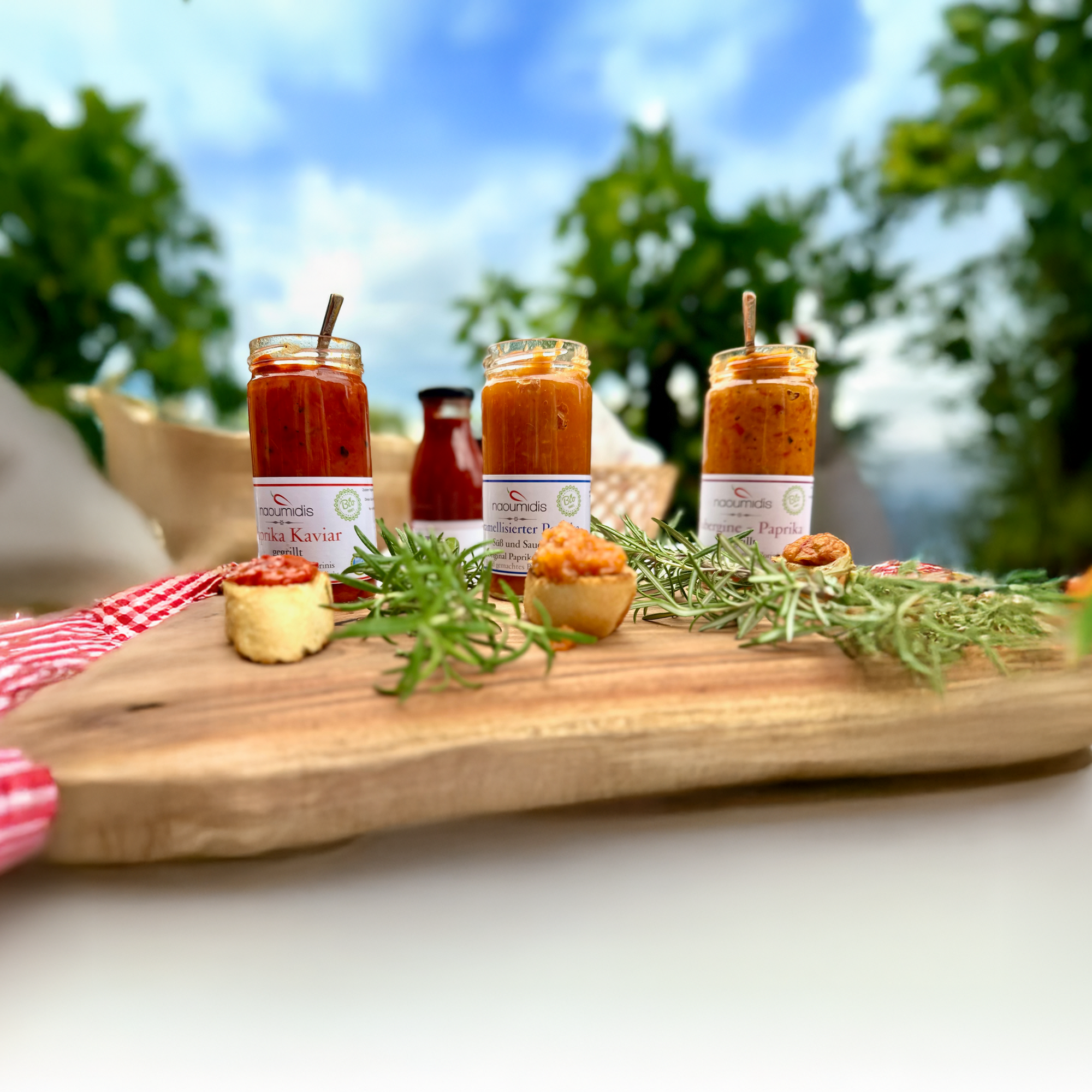 Bio Paprika karamellisiert - süß-sauer