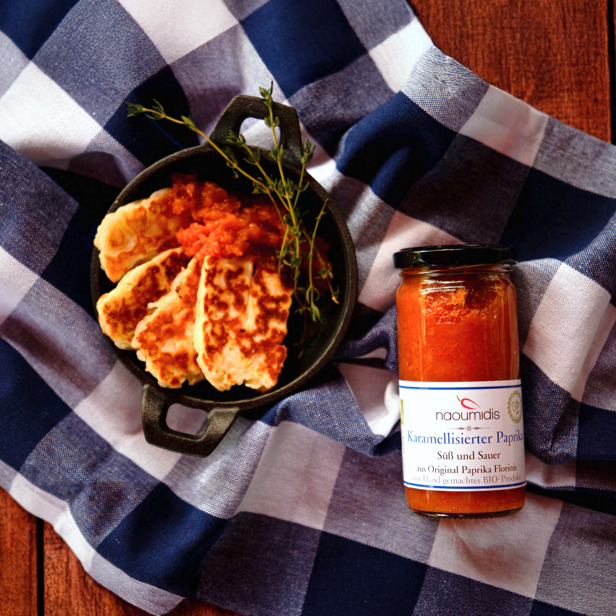 Bio Paprika karamellisiert - süß-sauer