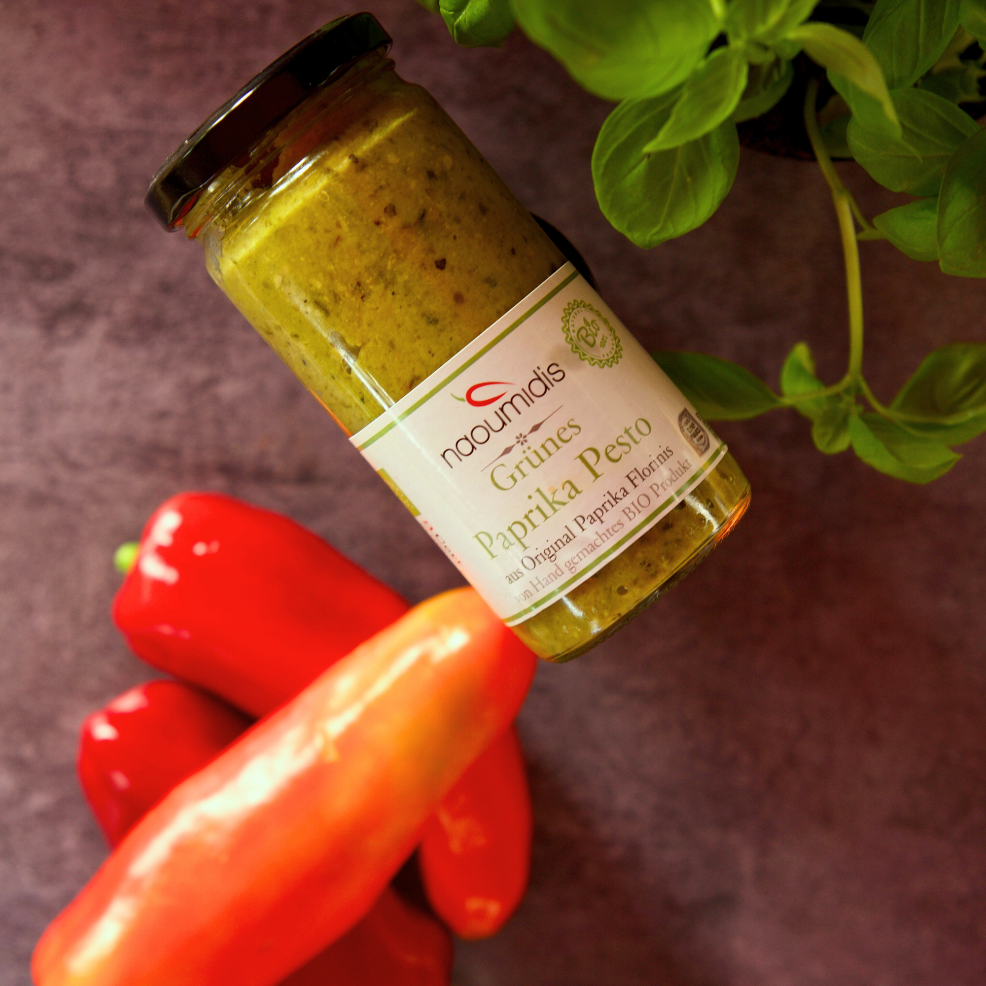 Bio Paprika Pesto grün