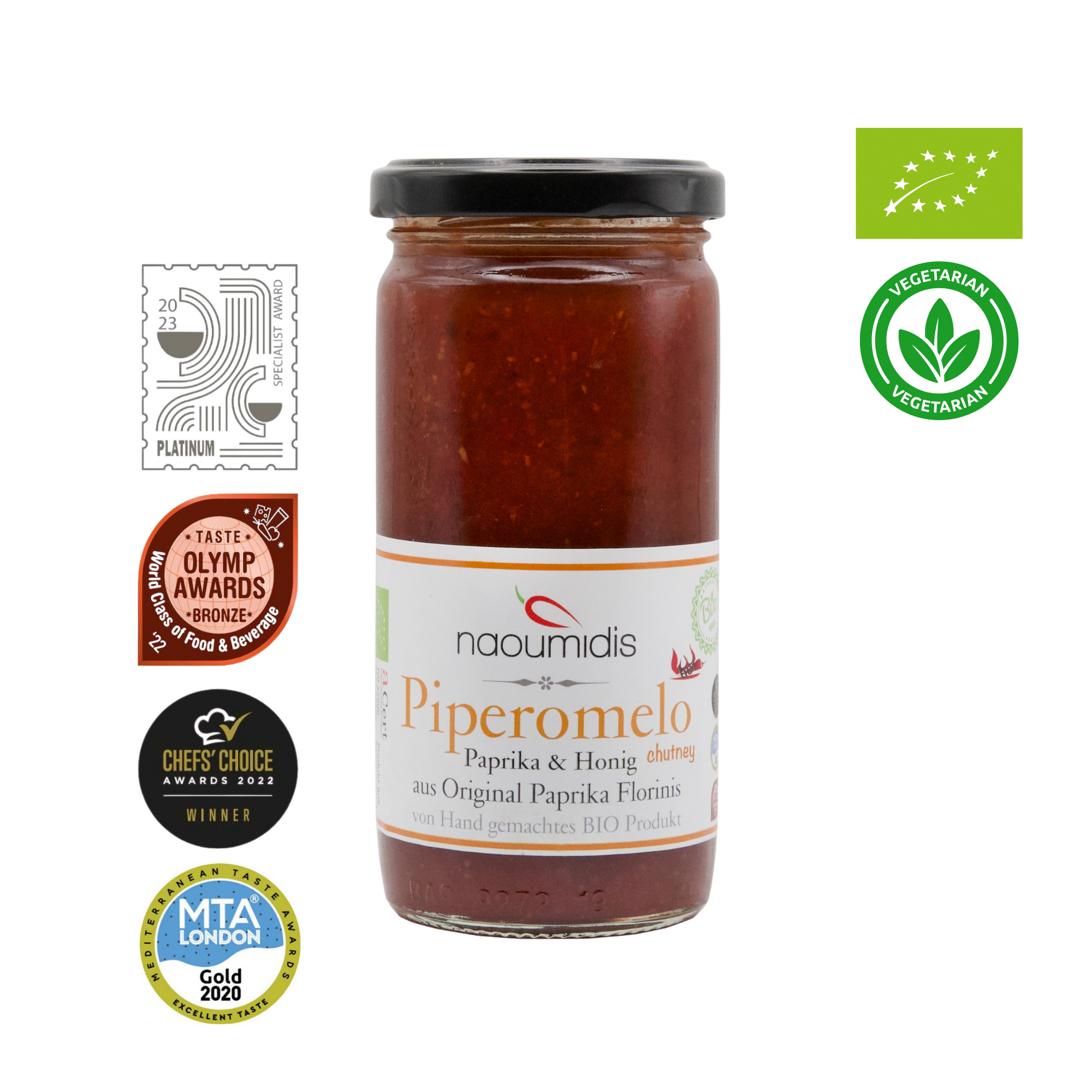Bio Paprika Honig Chutney - Piperomelo