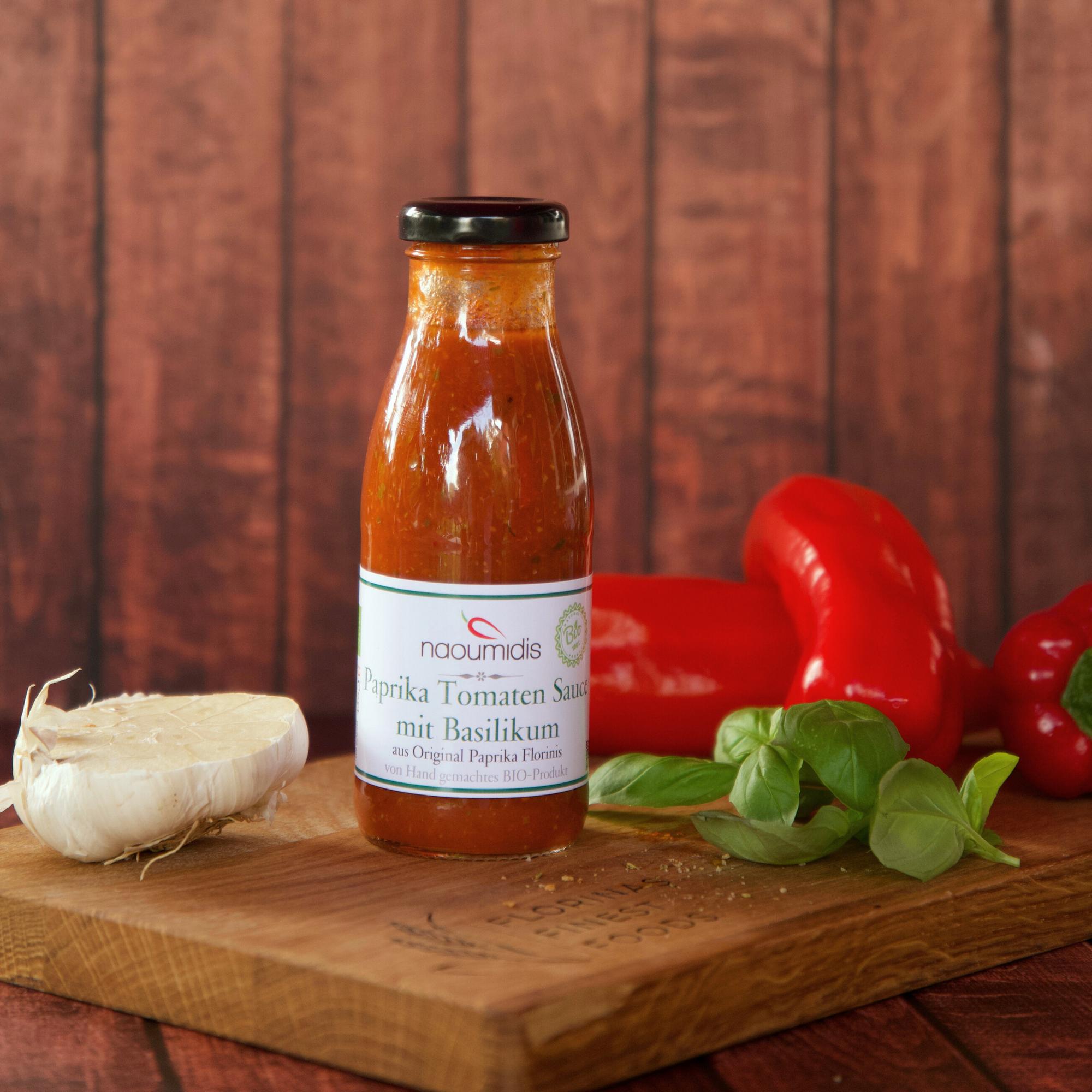 Bio Paprika trifft Tomaten - das Saucen Trio