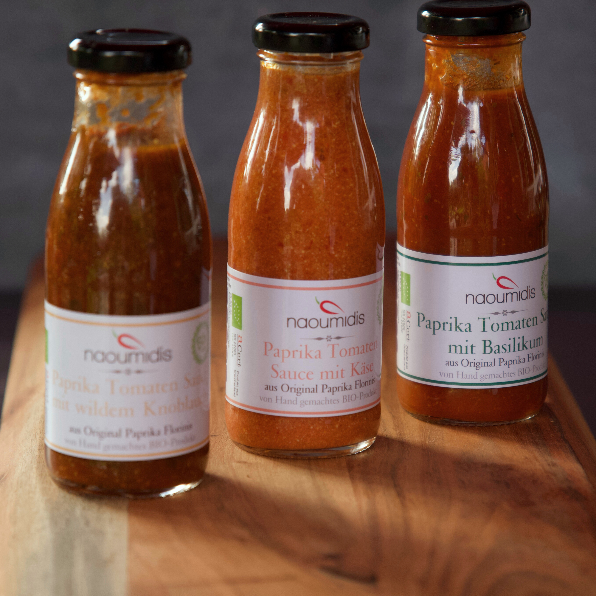 Bio Paprika Tomaten Sauce mit Käse