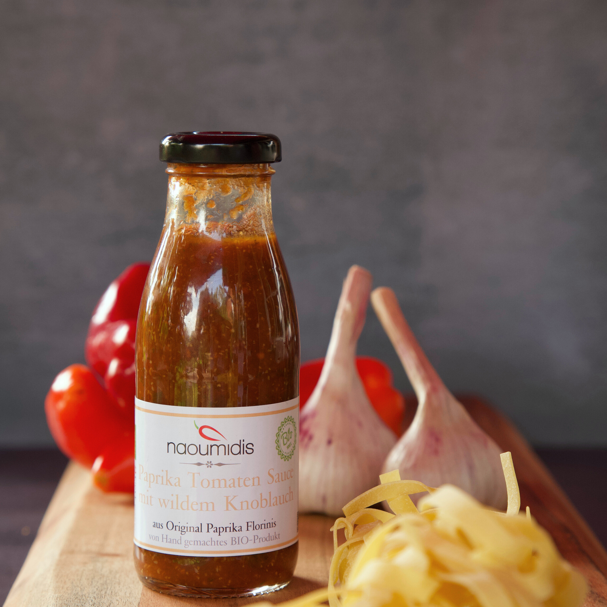 Bio Paprika trifft Tomaten - das Saucen Trio